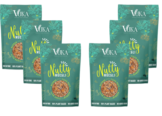 Goch & Co's VUKA Super Nutty Muesli 45g x6 packs